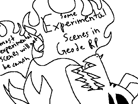 Some Experimental Scenes in Geodes RP