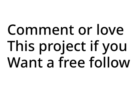 Comment or love this for a free follow!