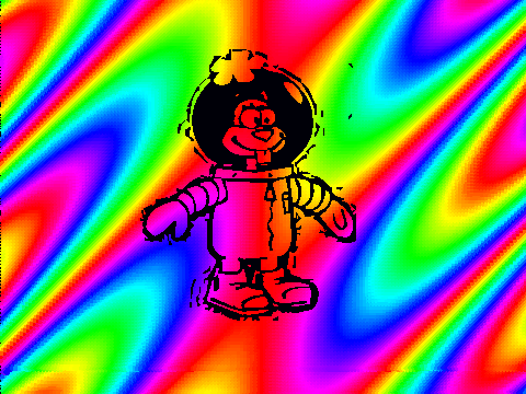 Rainbow shade spongebob edition!