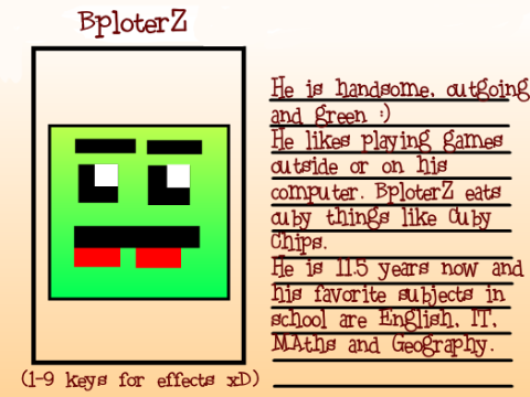 BploterZ (My SDS character)