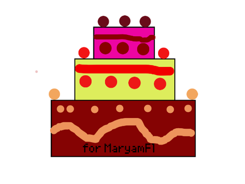 Gateau Gala pour  MaryamF1