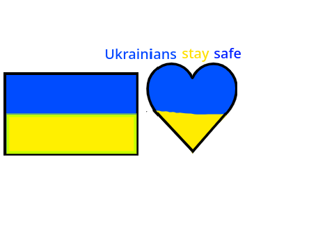 Ukrainians stay safe