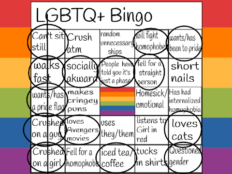 LGBTQ+bingo remix