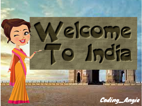 Welcome To India !!!
