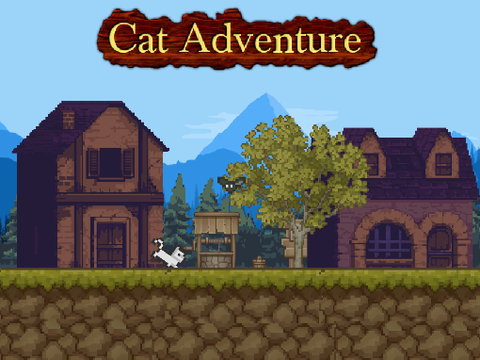 Cat Adventure # Scrolling platformer 