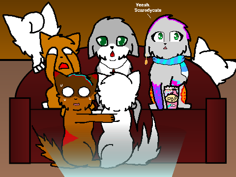  Add Yourself Watching a Horror Movie remix remix