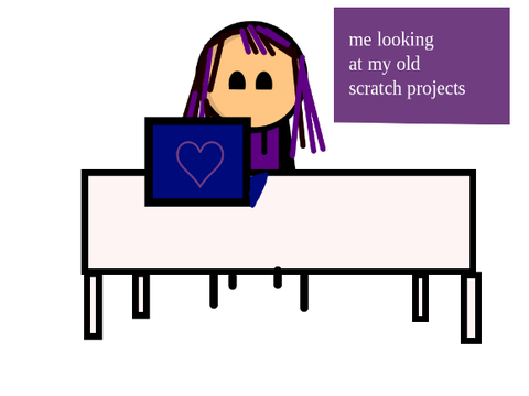 Me looking back at my old projects
