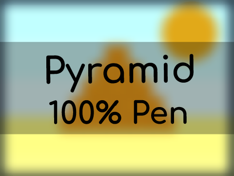 Pyramid (100% Pen)                                               #art #music #games