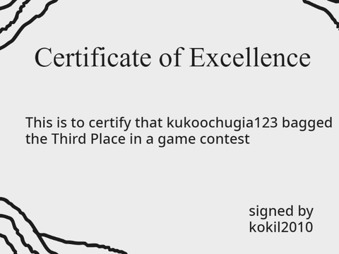 Certificate for @kukoochugia123