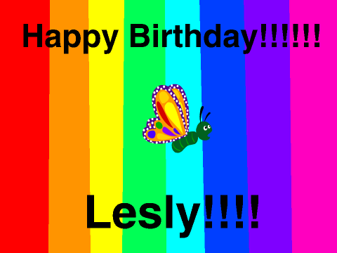 Happy Birthday Lesly!!!!