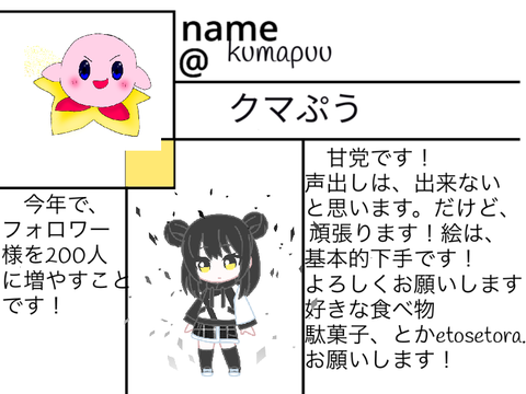 まだ名前のないグループの自己紹介用！ remix