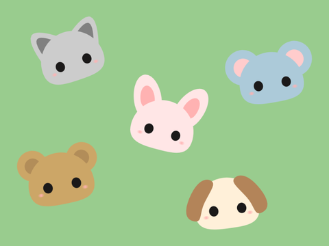 動物描いてみた