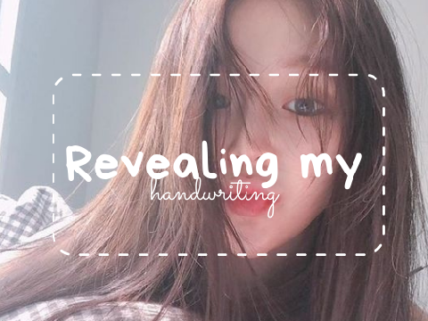 001 revealing my handwriting!