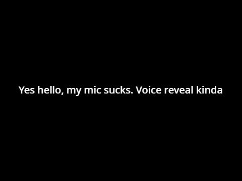 My mic sucks