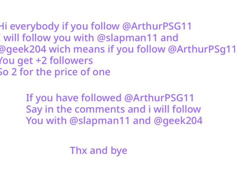 Free follow 