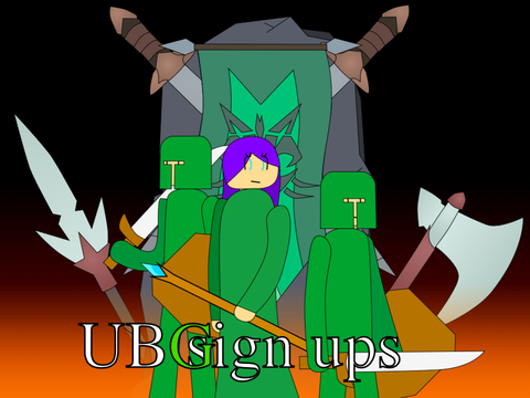 UBG Sign-ups, Erika come to help!