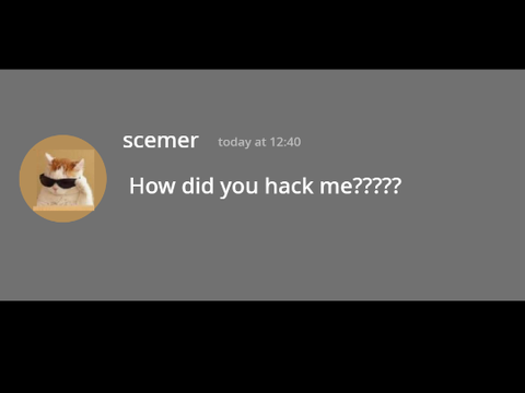 When you hack a scammer