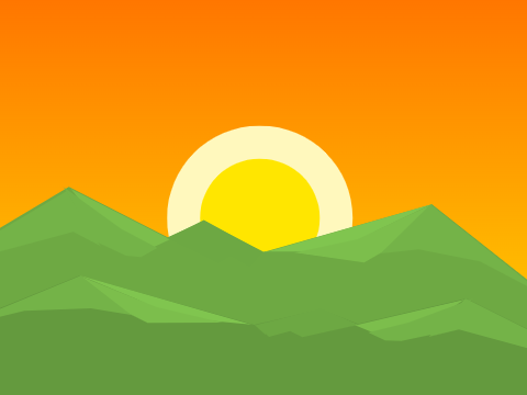 Sunset Art // Made With Vector