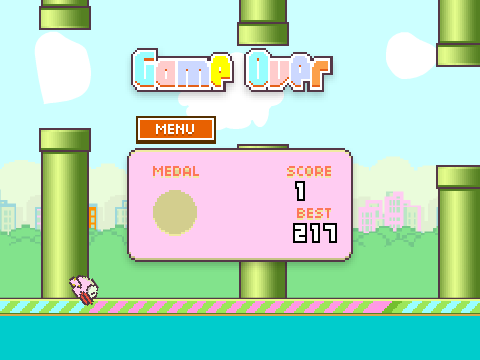 ☁Flappy Bird cute