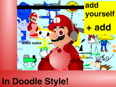 Add yourself in Doodle Style! 
