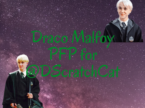 Draco Malfoy PFP for @DScratchCat