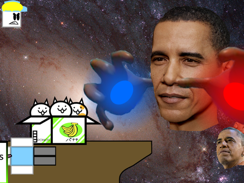 [AY] Add Yourself Fighting Obama Boss remix
