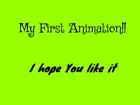 My 1st animation (I hope you like it)