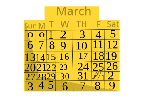Calender (Sorry for not making projects for a while)