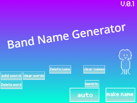 Band name generator