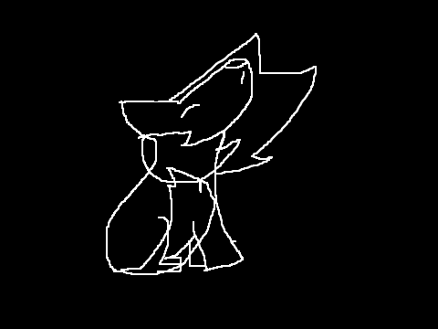 wolf wind hair blow thing... animation!