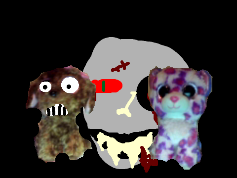 spooky scary bb skeletons