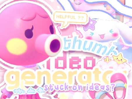☾ thumb generator ₊˚·