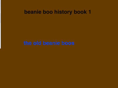 beanie boo history 1