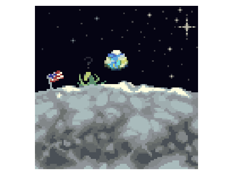 Lunar Surface - art