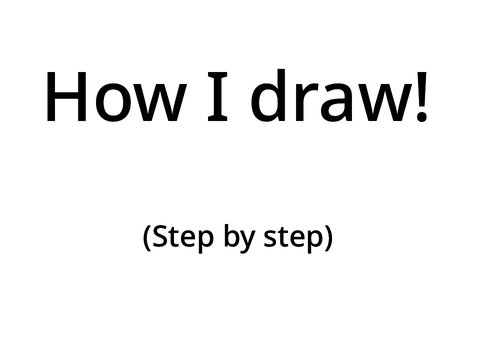 How I draw! #Tutorials#All#Trending#Tutorials#All#Trending