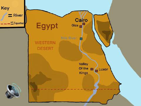Interactive Egypt map