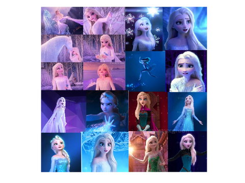 Elsa Photo collage