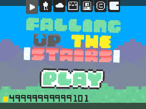 Falling Up The Stairs but youre invincible and have a bunch of coins 