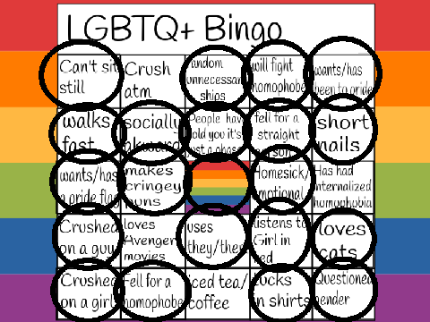 LGBTQ+bingo :)