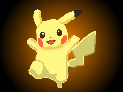 Pikachu Vector SSBU