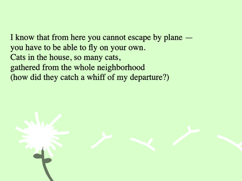 I Fly Away in the Shape of a Dandelion Seed - Vasyl Holoborodko