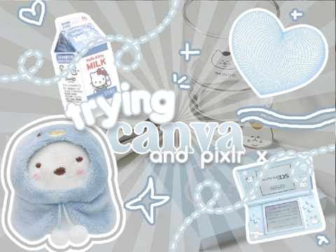 ❄️ ⸝⸝ trying canva/pixlr x ⌟