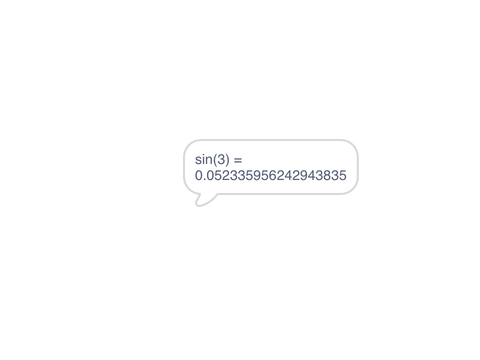 Sine calculator