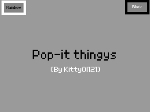 Pop-it Thingys