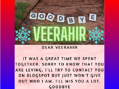 Goodbye @veerahir