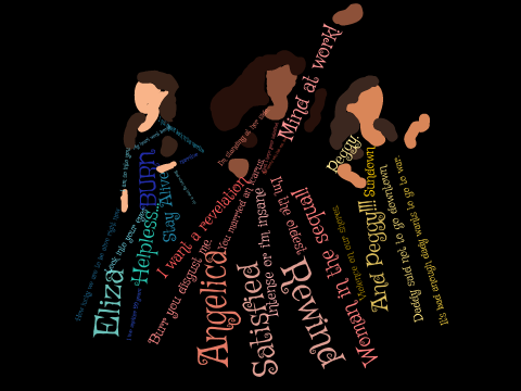 Schuyler Sisters Word Art