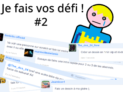 Je réalise vos défi #2