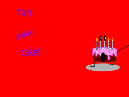 run away cake