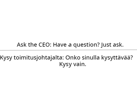 Ask the CEO: Need Help, Just Ask - Havechi