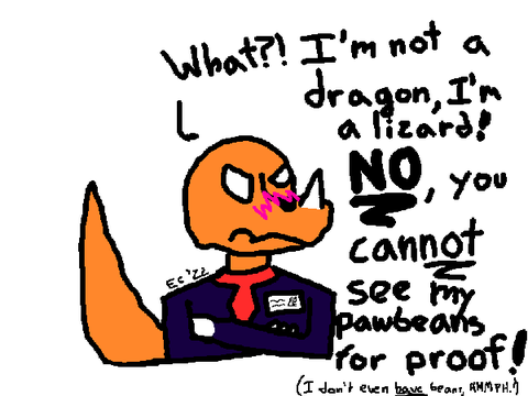 Businessman Lizard